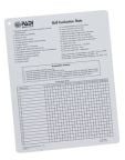 PADI Skill Evaluation Slate