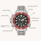 Citizen Stainless Steel Aqualand Divers Watch - BN2039-59E Citizen Stainless Steel Aqualand Divers Watch - BN2039-59E