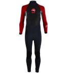 Circle One ABC Pulse Kids 3/2mm Wetsuit - 1 Piece Steamer Black/Red