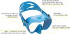 Cressi F1 Frameless Single Lens Diving Mask