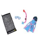 Body Glove Junior Reach Mask Fins and Snorkel Set - Pink/Aqua L/XL (1-4) Body Glove Junior Reach Mask Fins and Snorkel Set - Pink/Aqua L/XL (1-4)