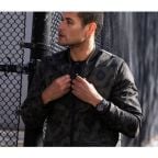 Citizen Eco-Drive Military Black Fabric Strap Watch AT0205-01E Citizen Eco-Drive Military Black Fabric Strap Watch AT0205-01E