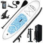 Feath-R-Lite FunWater 10' SUP | Inflatable Paddle Board Package | Light Blue Feath-R-Lite FunWater 10' SUP | Inflatable Paddle Board Package | Light Blue