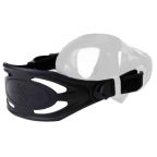 Scubapro Mask Strap 21mm, Spectra, Spectra Mini, Clear, Black Silicone