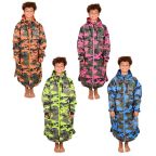 Charlie Mcleod Kids ECO Long Sleeve Changing Robe - Camouflage