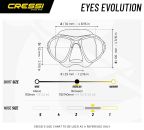 Cressi Eyes Evolution Diving Mask - Medium Fit Cressi Eyes Evolution Diving Mask - Medium Fit