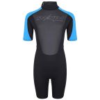 Typhoon Swarm Childrens Shorty Wetsuit - Black Blue Typhoon Swarm Childrens Shorty Wetsuit - Black Blue