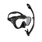 Cressi F1 Mask + Supernova Dry Snorkel Combo Set Cressi F1 Mask + Supernova Dry Snorkel Combo Set