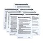 PADI Tec Trimix Instructor Cue Cards (9 Slates)