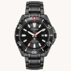 Citizen Mens Black Stainless Steel Divers Watch - BN0195-54E Citizen Mens Black Stainless Steel Divers Watch - BN0195-54E