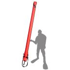 AP Diving 3m Self Sealing SMB Hi Viz Red With EasyFil Adapter AP Diving 3m Self Sealing SMB Hi Viz Red With EasyFil Adapter
