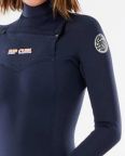 Rip Curl Womens Dawn Patrol 3/2mm Wetsuit - Chest Zip GBS Steamer - Slate Rip Curl Womens Dawn Patrol 3/2mm Wetsuit - Chest Zip GBS Steamer - Slate