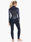 Roxy Womens 5/4/3 Syncro Chest Zip Winter Wetsuit - Jet Black