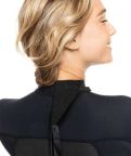 Roxy Womens 3/2mm Prologue Steamer - Flat Lock, Back Zip Wetsuit - Black