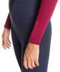 Roxy Womens 3/2mm Prologue Steamer - Flat Lock, Back Zip Wetsuit - Dark Navy/Burgundy
