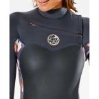 Rip Curl Womens 5/3 Flashbomb CZ Wetsuit - Washed Black Design Rip Curl Womens 5/3 Flashbomb CZ Wetsuit - Washed Black Design