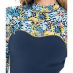 Roxy Womens 3/2mm Marine Bloom Wetsuit - Chest Zip GBS Womens Steamer