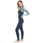 Roxy Womens 3/2mm Marine Bloom Wetsuit - Chest Zip GBS Womens Steamer