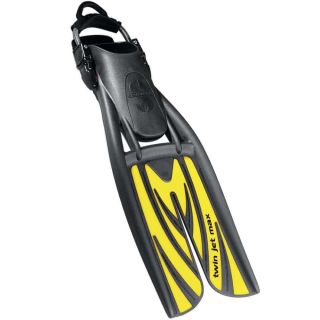 Scubapro Twin Jet Max Fins with Spring Straps - Yellow