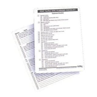 PADI TecRec Checklist Slates