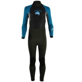 Circle One ABC Pulse Kids 3/2mm Wetsuit - 1 Piece Steamer Black / Blue