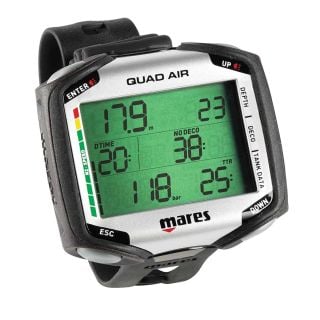 Mares Quad Air Dive Computer - Large Display + Air Integrated