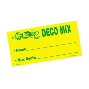 PADI Deco Mix Cylinder Decal