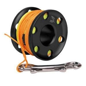 Ist Divers Alloy Finger Spool - Black 15m