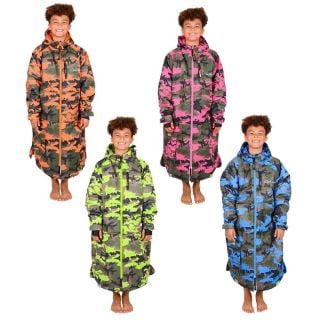 Charlie Mcleod Kids ECO Long Sleeve Changing Robe - Camouflage