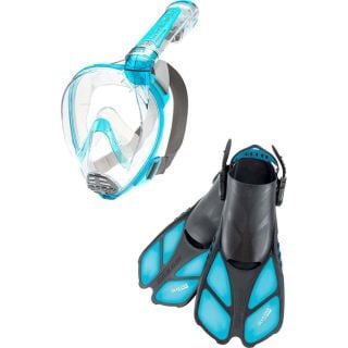 Cressi Duke Full Face Snorkelling Mask + Bonete Fins