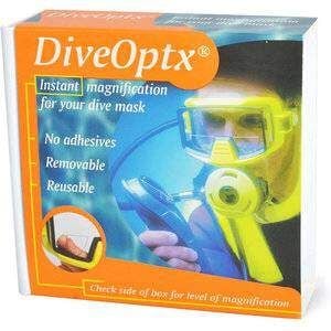 Hydrotac DiveOptx Stick On 4cm Magnifying Lenses For Diving Masks