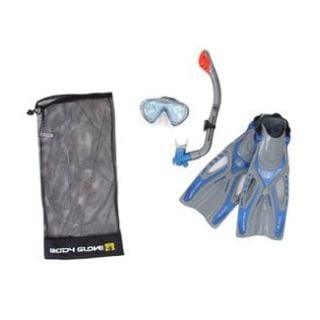 Body Glove Junior Reach Mask Fins and Snorkel Set - Blue L/XL (1-4)