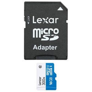 Lexar UHS-I 16GB MicroSD Card | c/w Adapter | GoPro Cameras