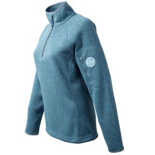 Gill Womens Knit Fleece Blue Melange | Sailcloth | Silver