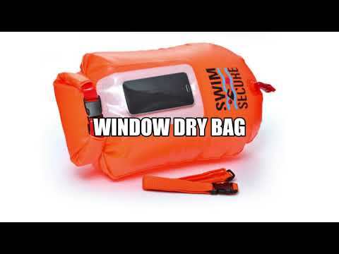 Swim Secure 28L Window Dry Bag - Tow Float - Orange