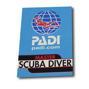 PADI Master Scuba Diver Vinyl Decal
