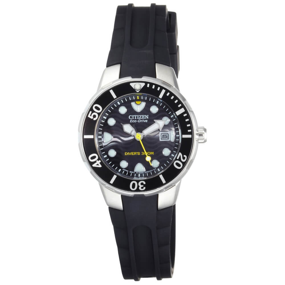Citizen Women's Eco-Drive 300 Metre Diver Watch | EP6010-03E Citizen Women's Eco-Drive 300 Metre Diver Watch | EP6010-03E