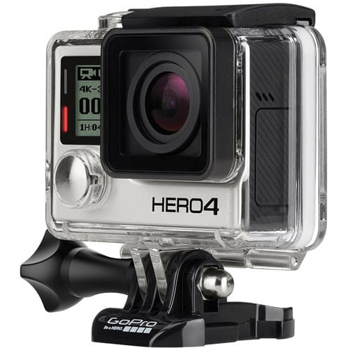 GoPro Hero4 Black - FREE Spare Battery - Discount Accessory Bundle