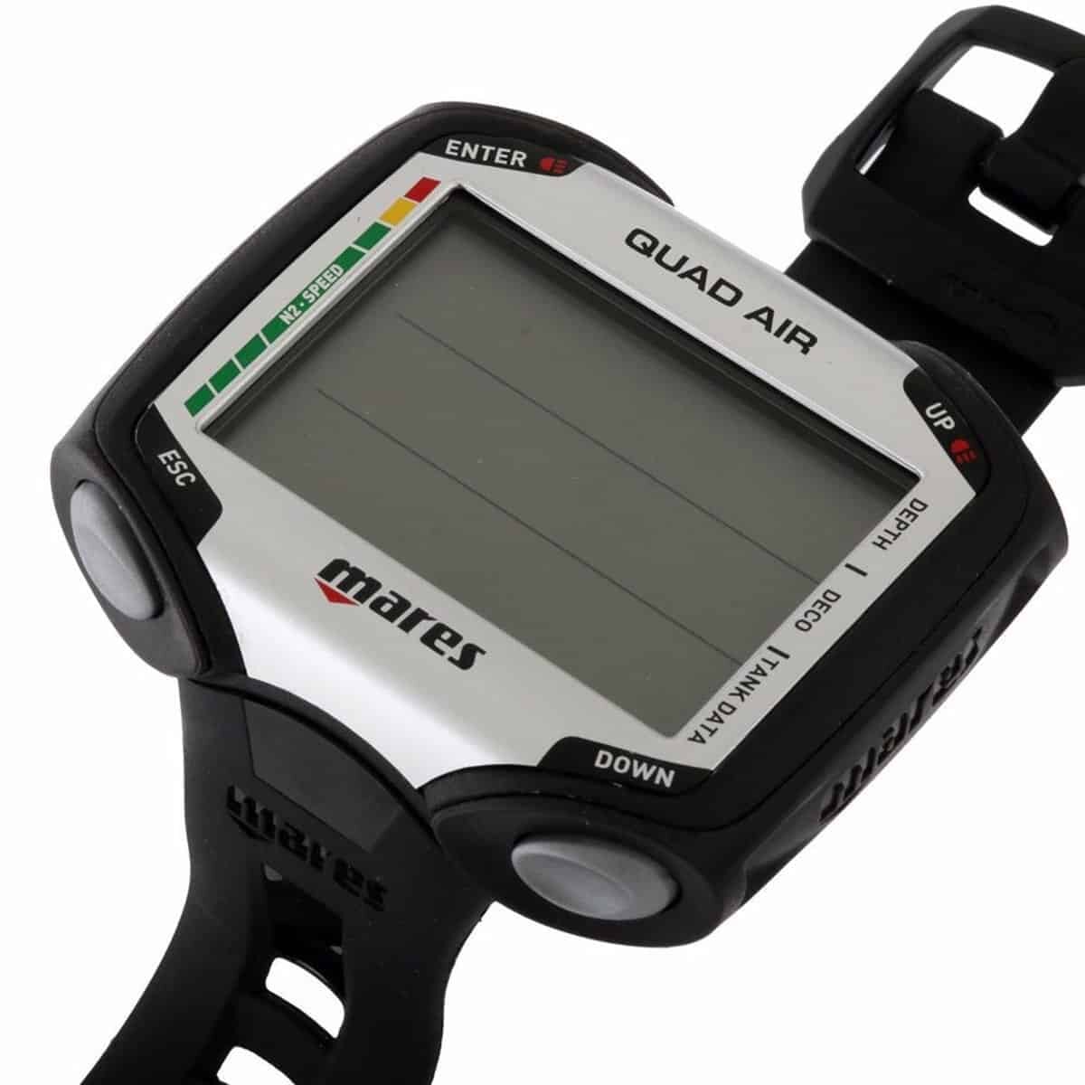 Mares Quad Air Dive Computer - Large Display + Air Integrated