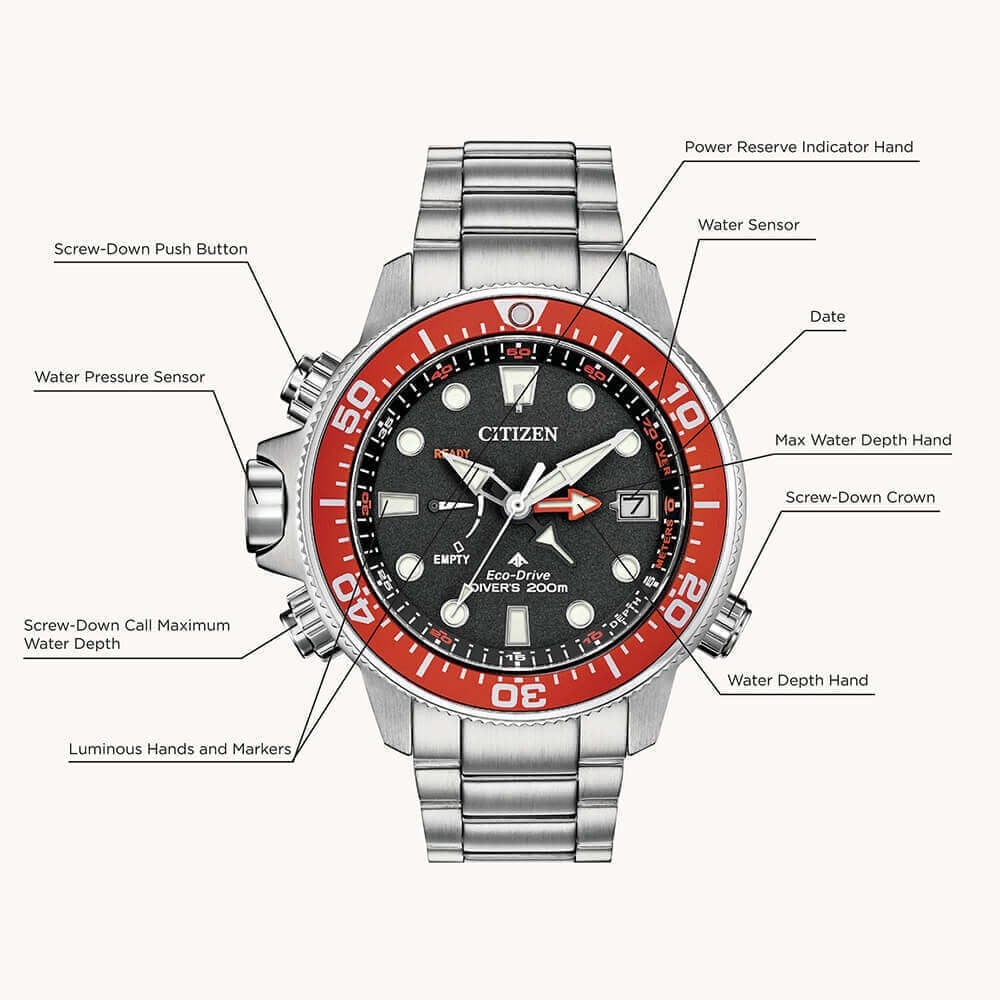 Citizen Stainless Steel Aqualand Divers Watch - BN2039-59E Citizen Stainless Steel Aqualand Divers Watch - BN2039-59E