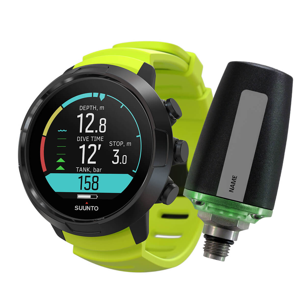 Suunto D5 Black Dive Computer + Tank Pod Bundle