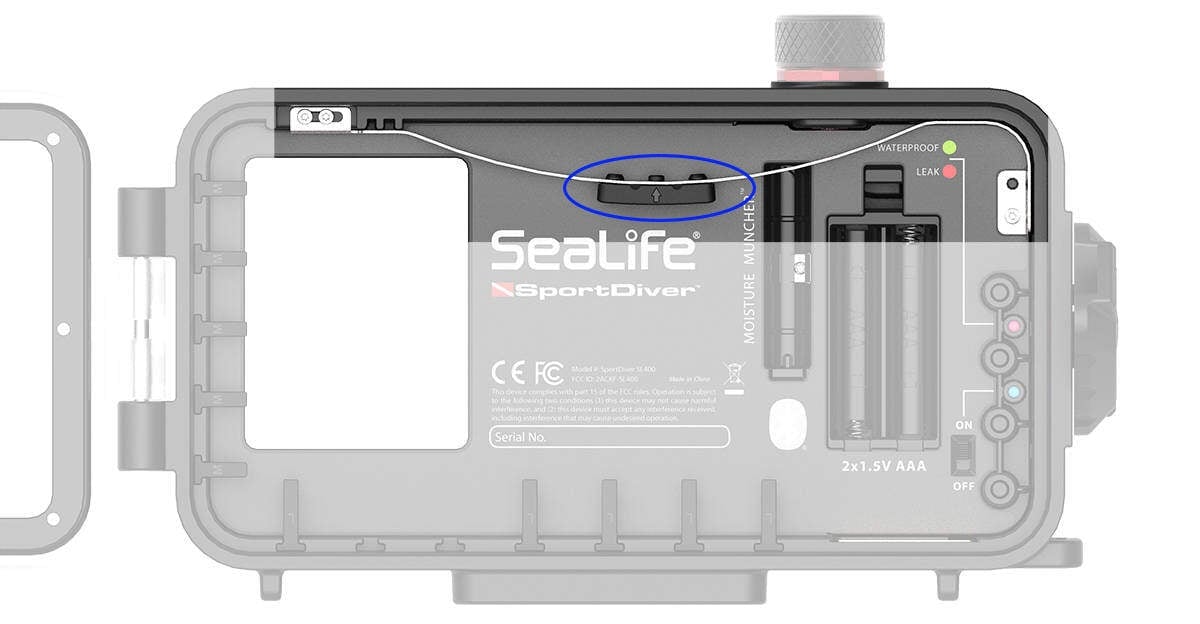 SeaLife Sportdiver Housing Rubber Pad For Holding Spring SL40004 SeaLife Sportdiver Housing Rubber Pad For Holding Spring SL40004