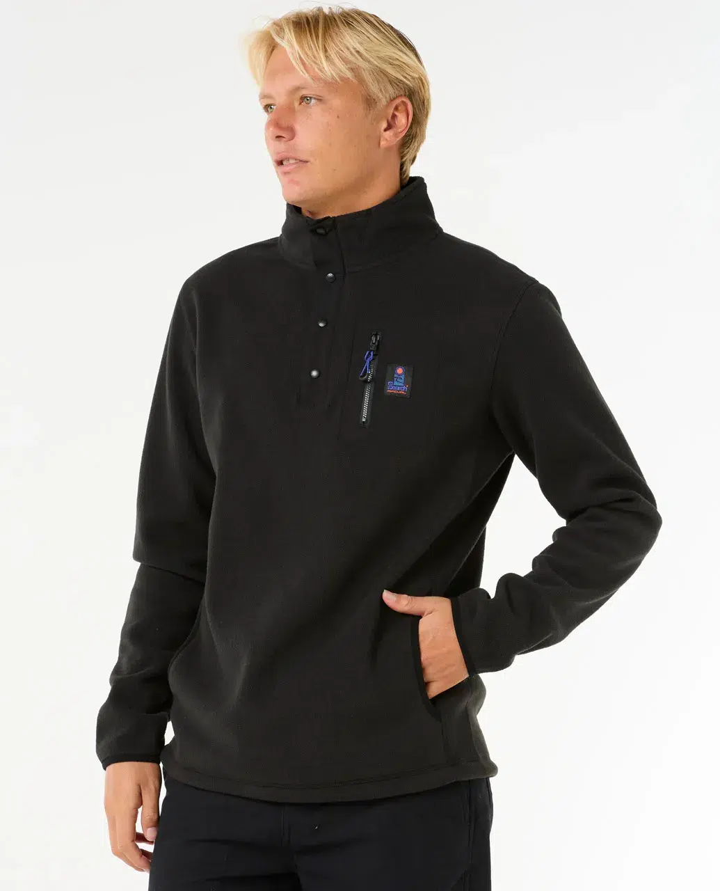 Rip Curl Mens Search Polar Fleece Crew Fleece Rip Curl Mens Search Polar Fleece Crew Fleece