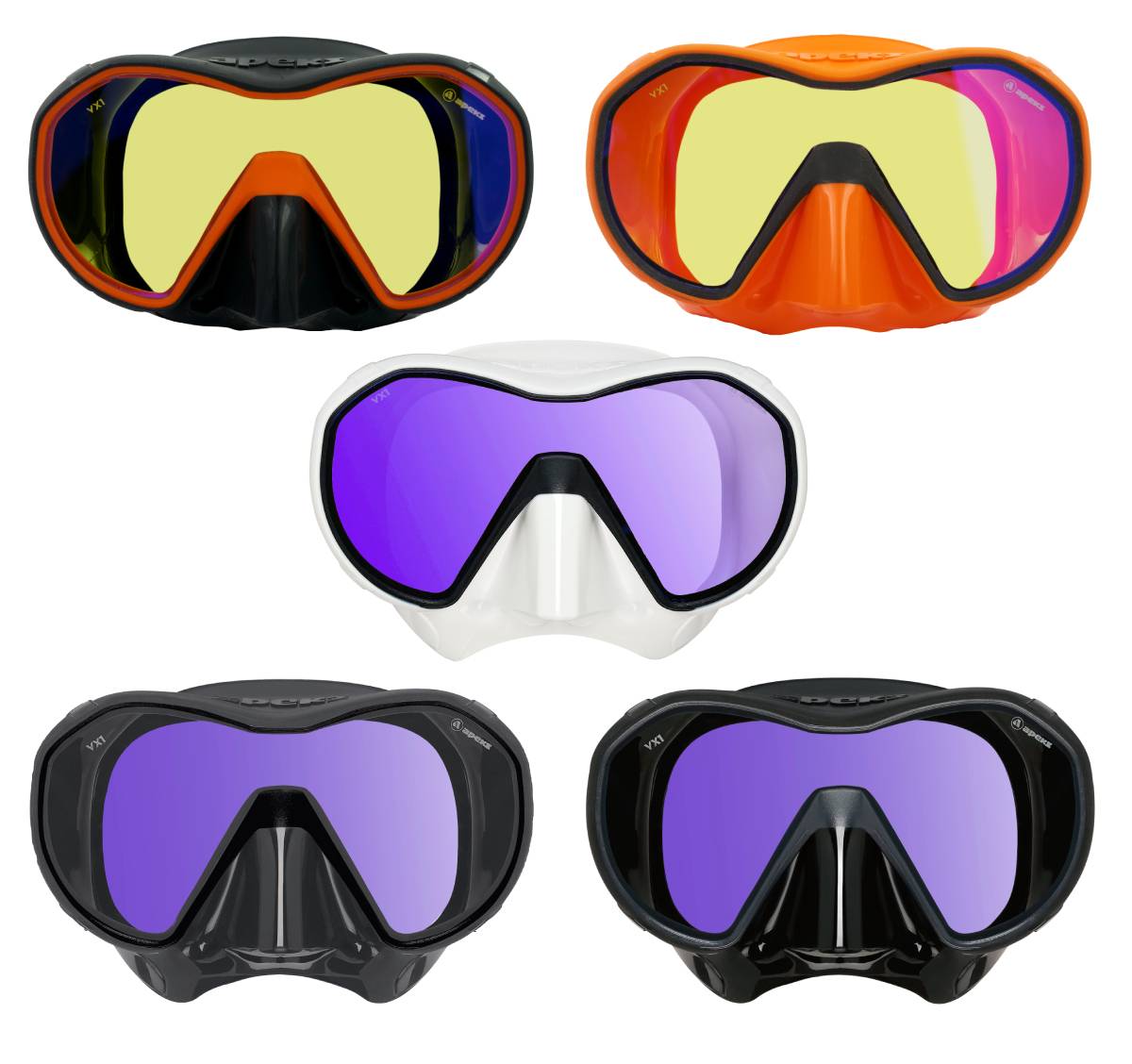 Apeks VX1 Frameless Dive Mask - UV/Mirrored Lens