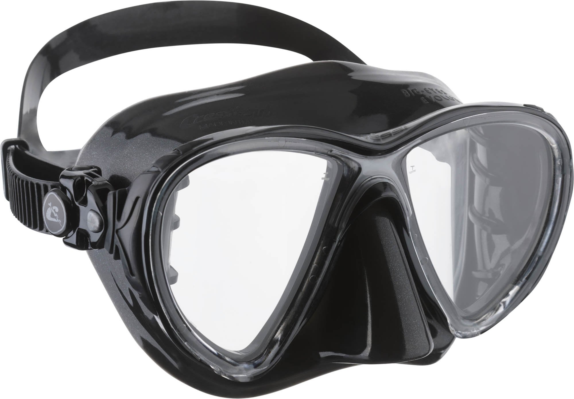 Cressi Big Eyes Evolution Crystal Mask + Fitted Prescription Lenses
