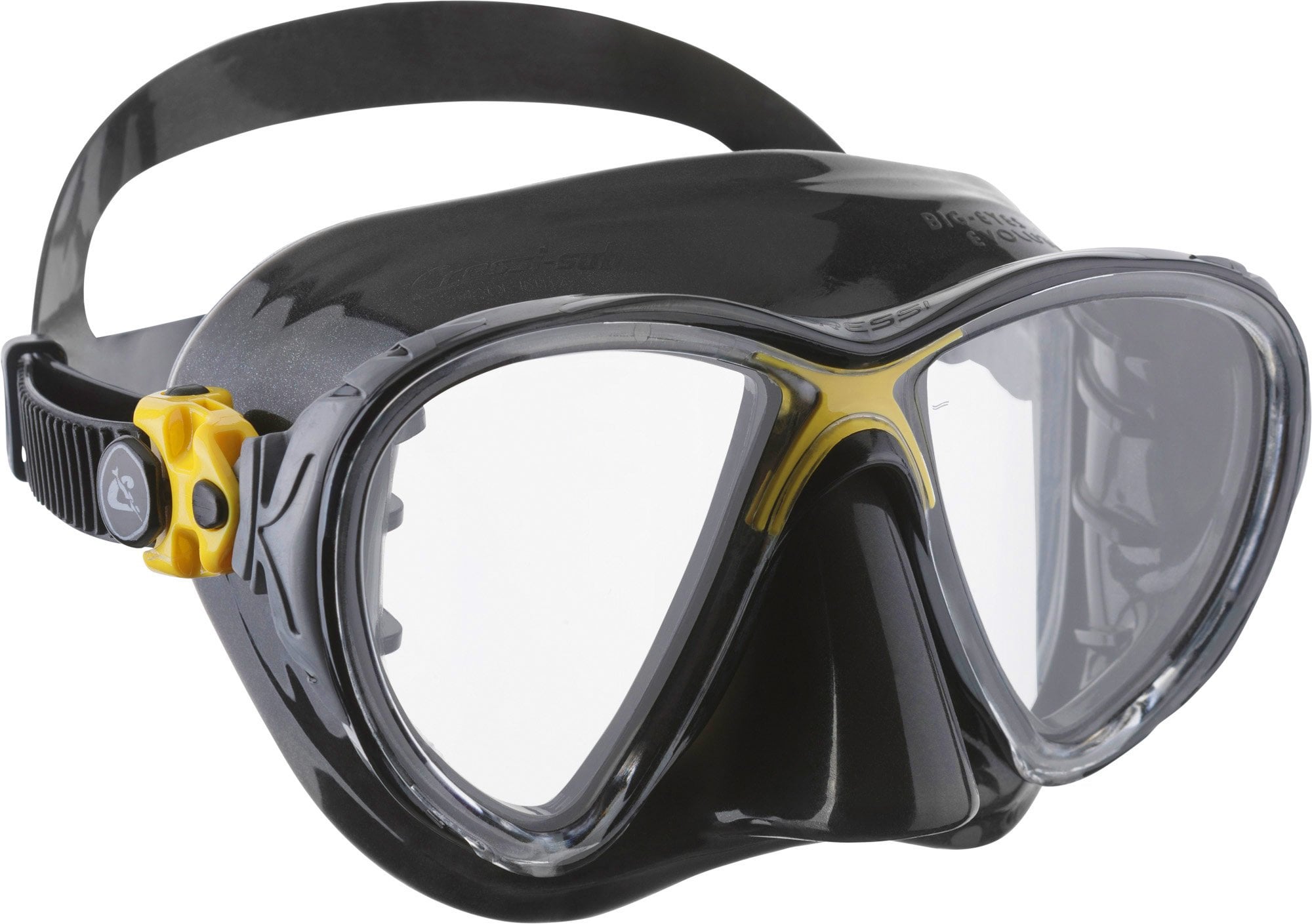 Cressi Big Eyes Evolution Crystal Mask + Fitted Prescription Lenses