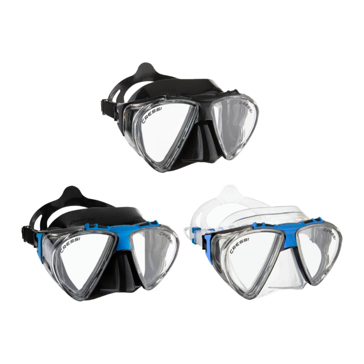 Cressi Penta + Mask With Side Windows
