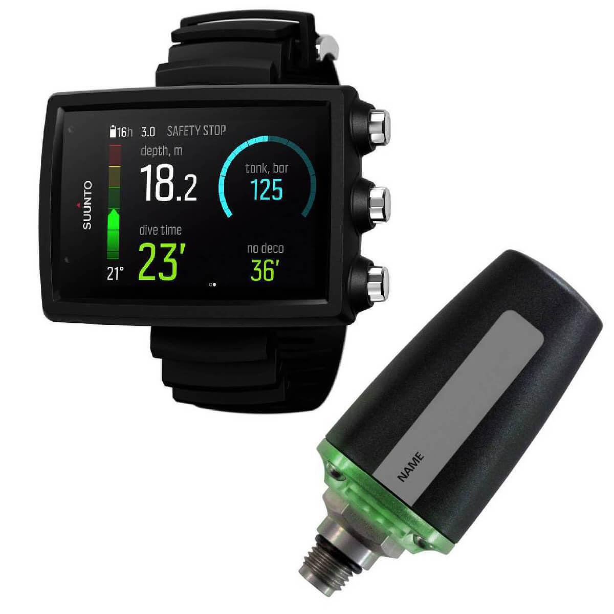 Suunto Eon Core Dive Computer + Tank Pod Bundle