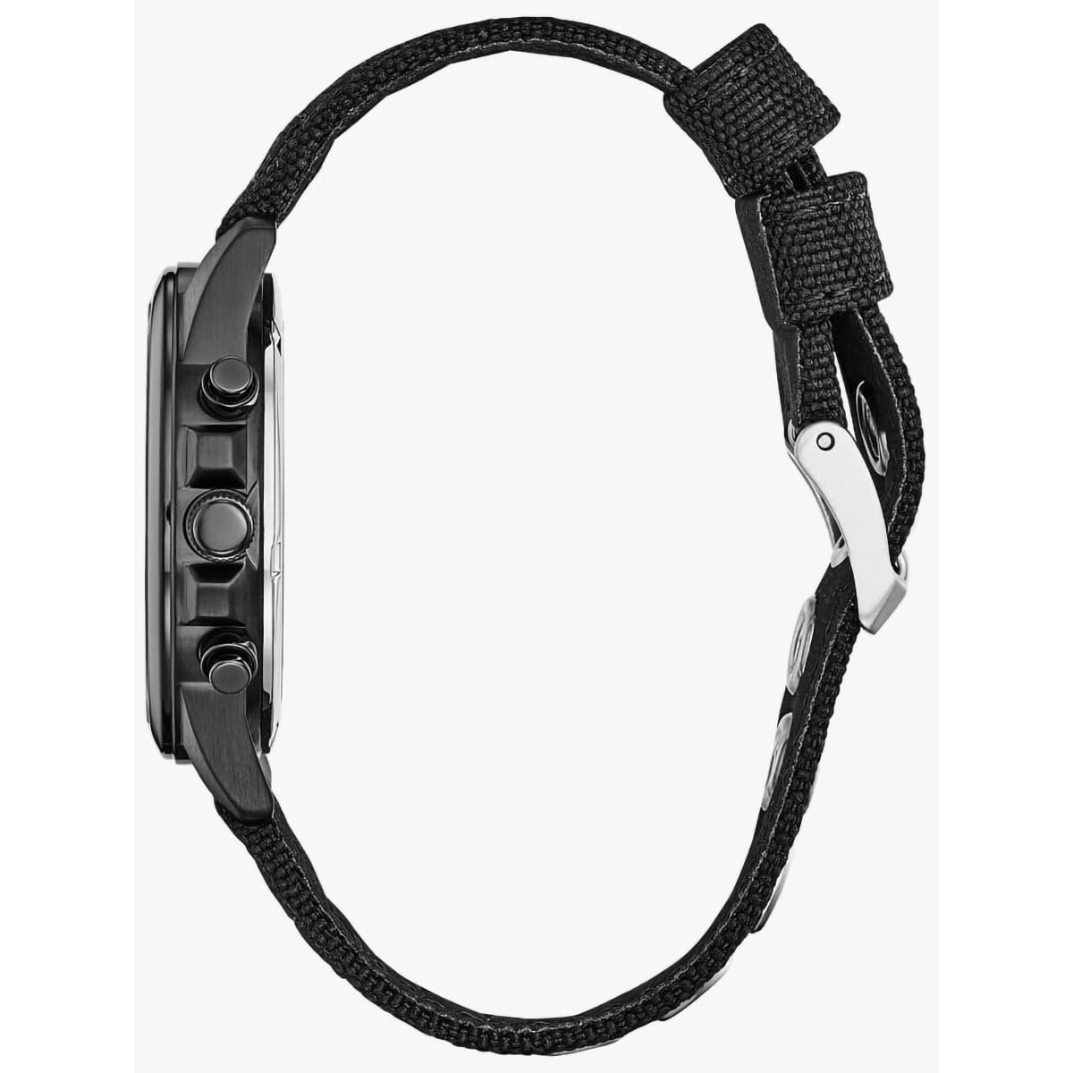 Citizen Eco-Drive Military Black Fabric Strap Watch AT0205-01E Citizen Eco-Drive Military Black Fabric Strap Watch AT0205-01E