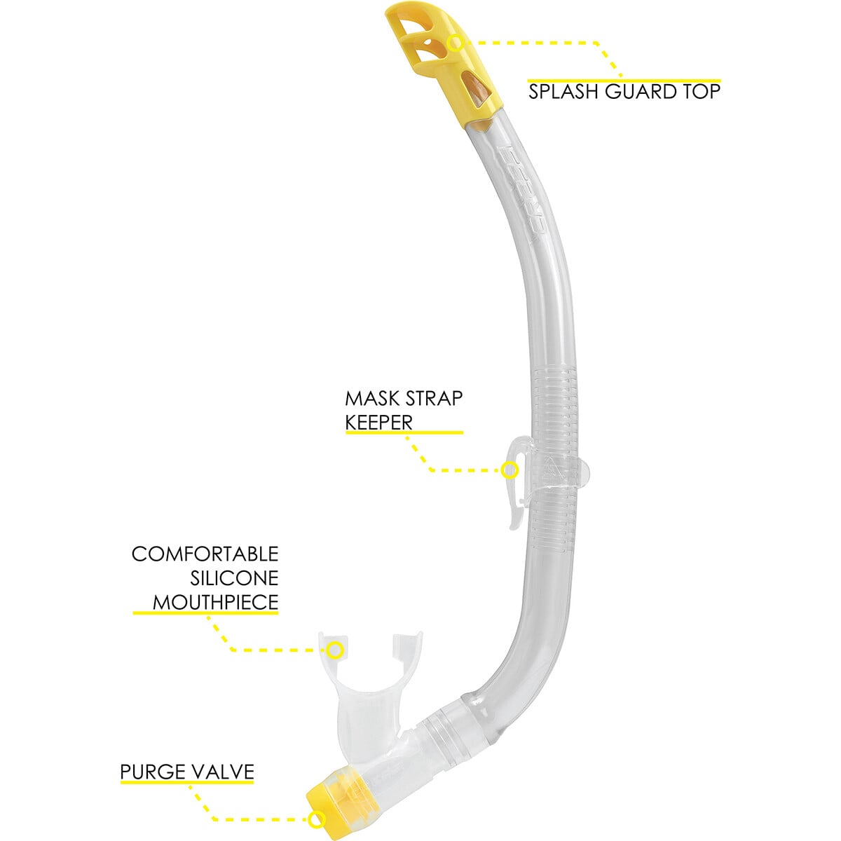 Cressi Kids Top Self Draining Snorkel Cressi Kids Top Self Draining Snorkel